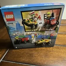 LEGO City 60458 Pizza Vs. Fire Truck Race Car Pack 70pcs Chef Firefighter