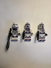 LEGO Star Wars 187th Legion Clone Trooper Minifigures Lot of 3 from Set 75342