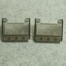 LEGO 57783 Windscreen 3 x 4 x 1 1/3 Large Glass Surface Trans Brown x2 Genuine
