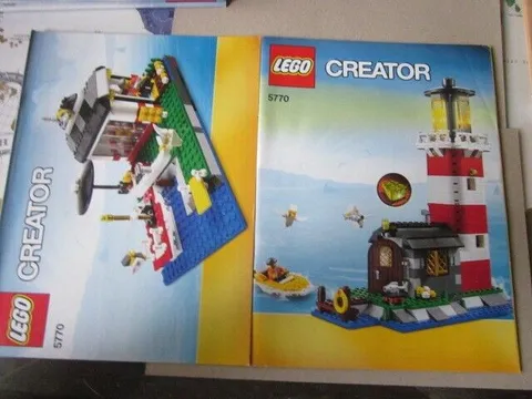 Lego Building Instructions Creator 5770, 2 Instructions, 2 Instructions
