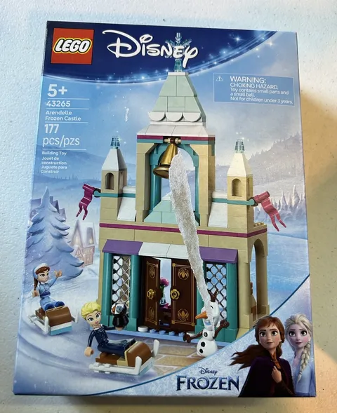 LEGO 43265 Disney Frozen Arendelle Frozen Castle Princess Anna & Elsa/SHIPS FREE