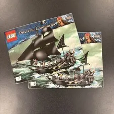 LEGO Pirates of the Caribbean The Black Pearl 4184 Instructions Book 1 & 2 Only