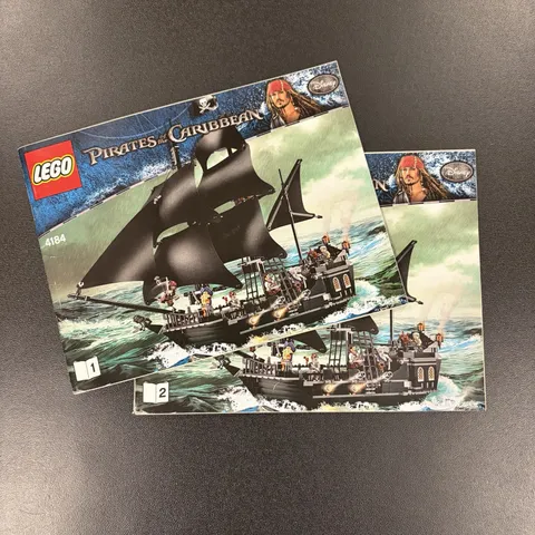 LEGO Pirates of the Caribbean The Black Pearl 4184 Instructions Book 1 & 2 Only