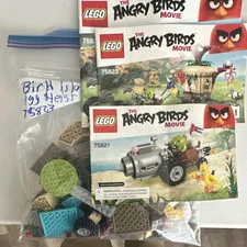 LEGO The Angry Birds Movie Illustrated English Manuals 75823 75821 Booklets