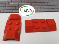 (B8/7) LEGO 2 x 3787 Mudguard 2x4 red 4555 6669 4537 6690