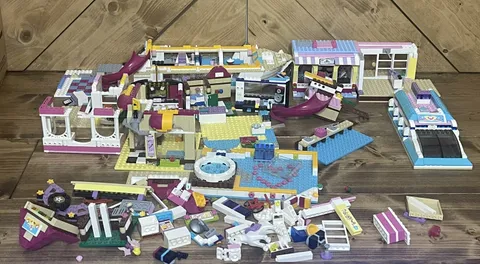 Lot of 6 lbs Lego Friends Yacht Bricks Accessories Parts Pieces  Replacement