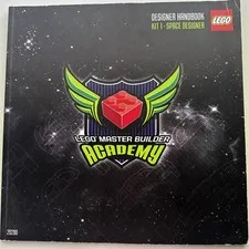 Lego Master Builder Academy Designer Handbook Kit 1 Space Designer BOOK ONLY