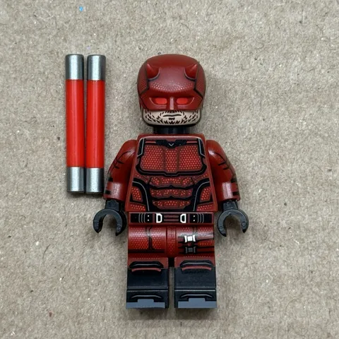 Lego Marvel custom Daredevil Born Again pad printed minifigure ChipChipCustom