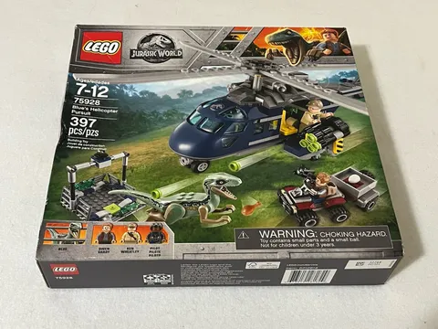 LEGO Jurassic World Blue’s Helicopter Pursuit 75928 Brand New Sealed Retired