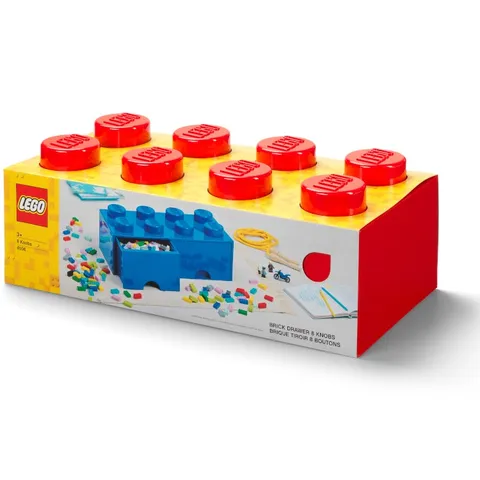 LEGO Storage Products: 40061730 8-Stud Brick Drawer Red NEW