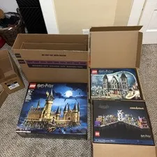 Lego ultimate Harry Potter 3 Sets Hogwarts Castle, Malfoy Manor,Diagon Alley