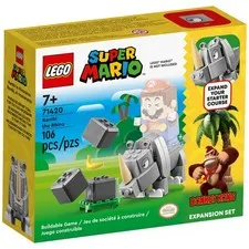 LEGO Super Mario Rambi The Rhino Expansion Set 71420 Donkey Kong Sealed Retired