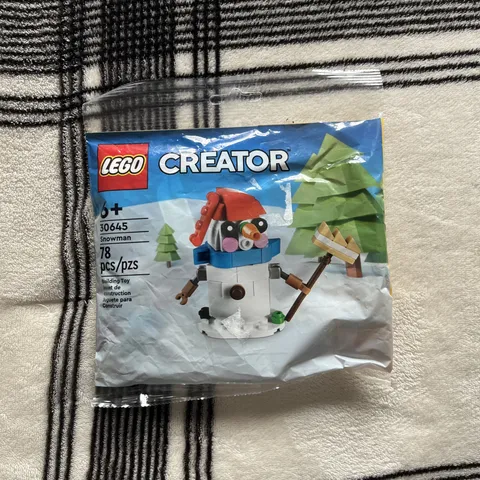 LEGO Creator Snowman Polybag 30645 78 Pieces Holiday Seasonal Toy
