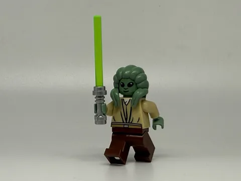 Custom Classic Lego Star Wars Jedi Kit Fisto TCS Style