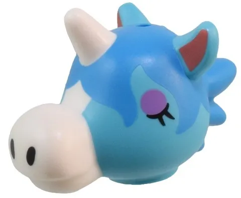 LEGO Azure Blue Mini Figurine Head Animal Crossing Unicorn Julian 77046 #b139