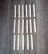 17 pieces White Genuine Lego 1 x 10 Plates Part # 4477 WYSIWYG Star Wars Castle