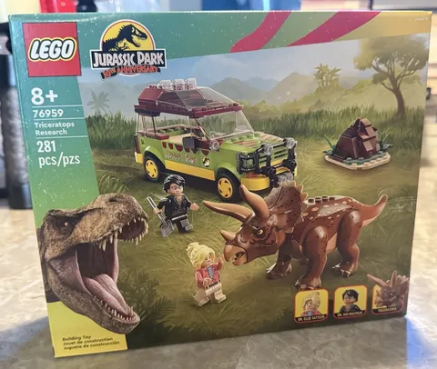 LEGO 76959 Jurassic Park Triceratops Research , New