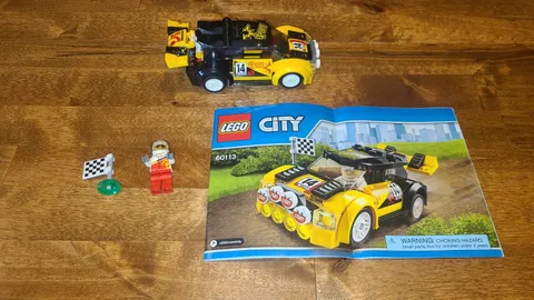LEGO City 60113 Rally Car - 100% Complete with Manual & Minifig