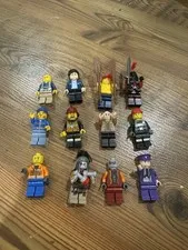 Lot Of 12 Lego Minifigures From Various Series