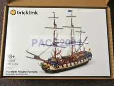LEGO Bricklink  Designer Series 7 910059 Privateer Frigate Fortuna 4,087 Pieces
