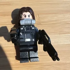 LEGO Winter Soldier Minifigure 76051 76047 MARVEL Avengers Bucky Barnes sh0257