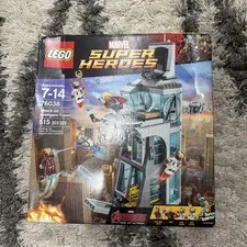 LEGO Marvel Super Heroes Attack on Avengers Tower 76038, 515 pcs, Iron Man, Thor