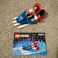 LEGO Space Ice Planet 2002 #6834 Celestial Sled w/Instructions 99% complete