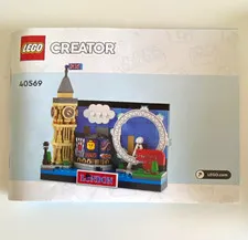 LEGO Creator 40569 London Postcard Postcard 277pcs 9+ Complete Set