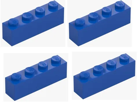 LEGO ® 4x brick 1x4 blue bright blue 3010 301023 building block spare part brick New