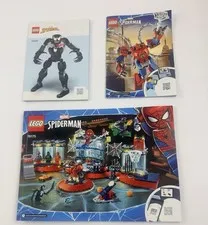 Lego Manuals Spider-Man Instruction Books 8 Booklets 76175  76146 76230