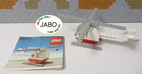 ( N11/6 ) LEGO 626 Helicopter / Rescue Helicopter with BA