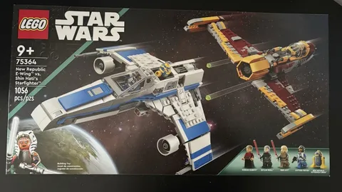 LEGO Disney Star Wars New Republic E-Wing vs Shin Hati's Starfighter 75364 New