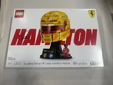 Genuine Scuderia Ferrari HP LEWIS HAMILTON Helmet Building Set (43022) BRAND NEW