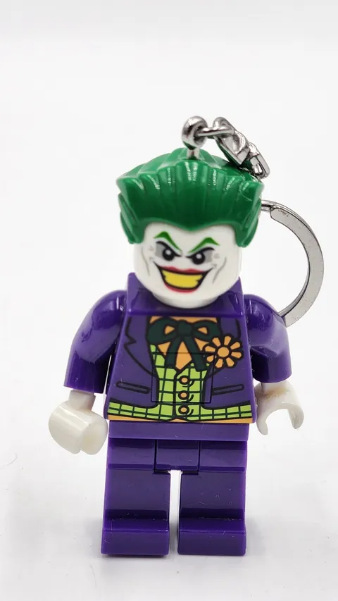 LEGO LED LITE JOKER Minifigure Keychain Keyring Figure Toy Led Light 2013