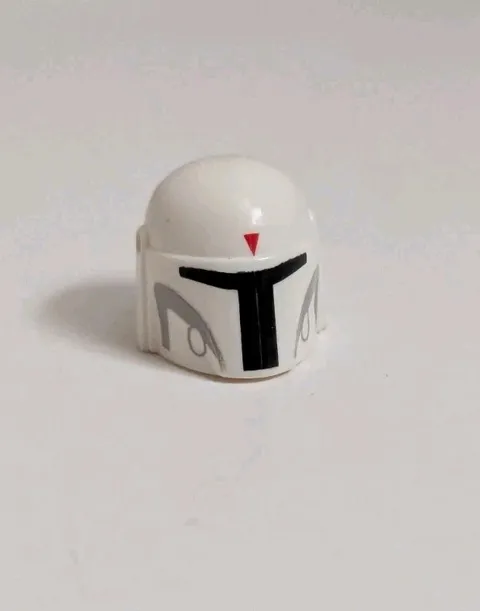 White Boba Fett HELMET Star Wars LEGO