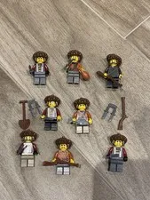 Sherpa Sangye Dorje 7417 Adventurers Orient Expedition LEGO Minifigure Lot
