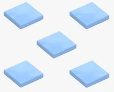 5 New LEGO Bright Light Blue 2x2 Tile smooth flat panel tiles royal 3068 6162894