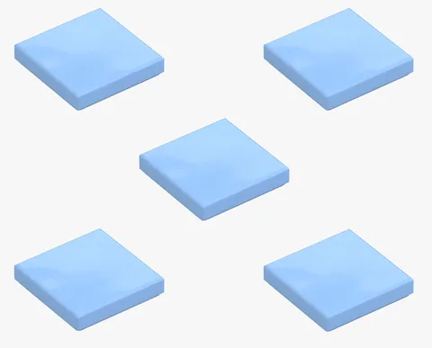 5 New LEGO Bright Light Blue 2x2 Tile smooth flat panel tiles royal 3068 6162894