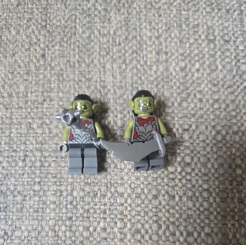 NEW LEGO 9473 Lord of the Rings Cave Troll Mines of 2 MORIA ORCS Minifigures Fig