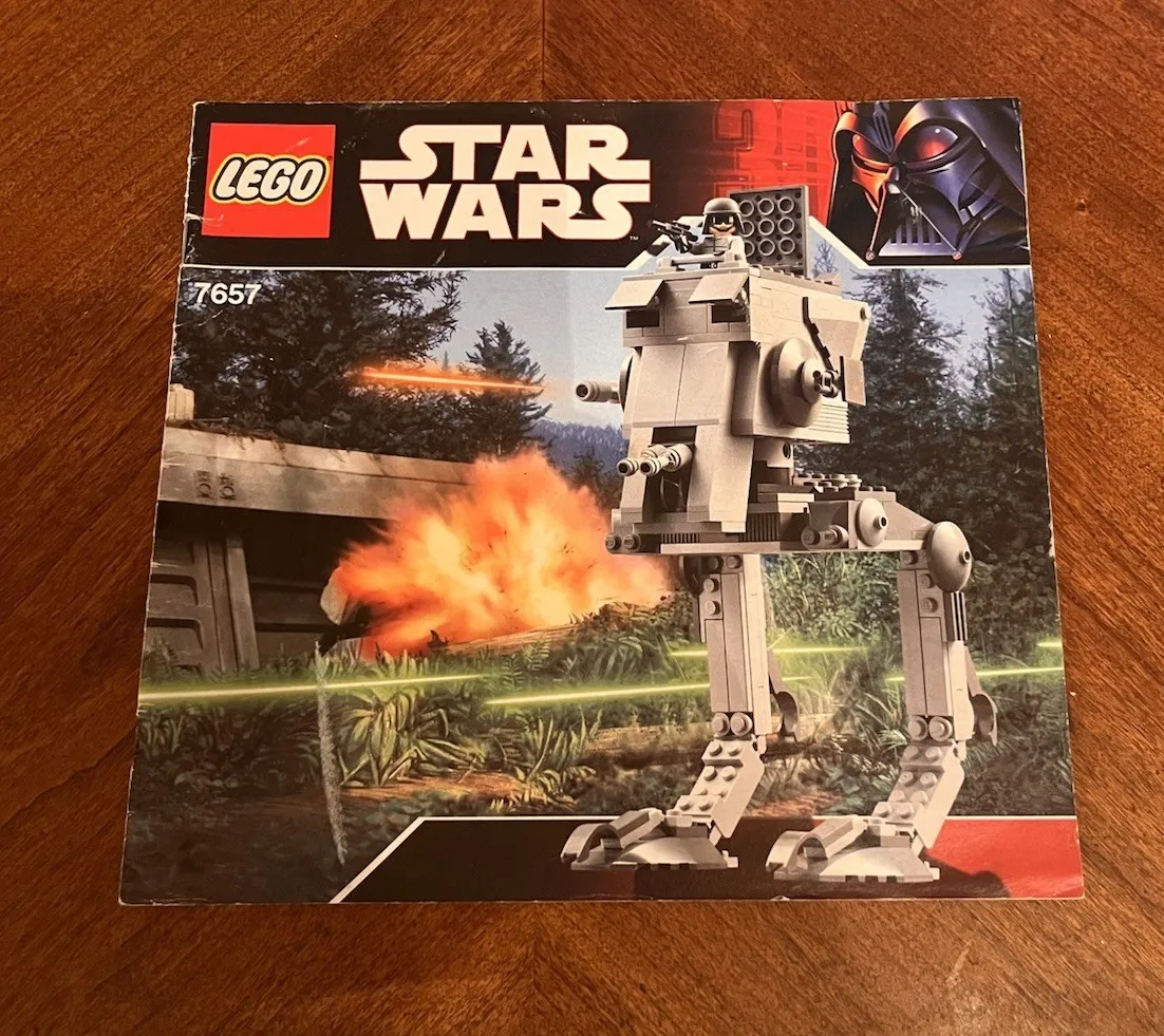 LEGO Star Wars 7657 AT-ST Instruction Manual Book Complete 2007