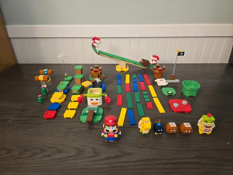 LEGO Super Mario Lot (71360) (71365) (71396) Starter + Expansion Sets Bundle