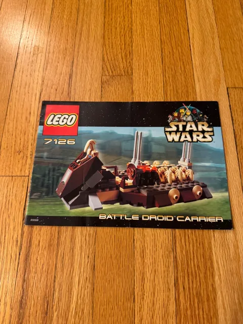 Lego Star Wars Battle Droid Carrier (7126) Instruction Booklet Only
