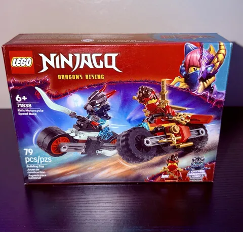 LEGO Kai's Motorcycle Speed Race 71838 Building Set (79 Pcs)