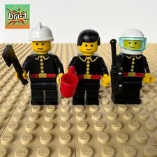 LEGO Town, Fire: 3 Firemen, firec01, firec02, firec03, 6389 CONTROL CENTER, 1990