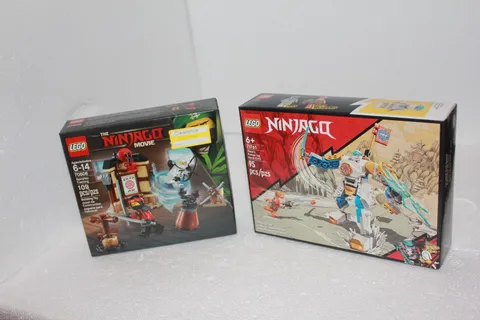 TWO Lego Ninjago Sets 70606 & 71761 Spinjitzu Training & Zane's Mech EVO *NEW*
