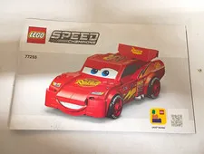 LEGO Speed Champions Lightning McQueen 77255  Instruction Manual Only
