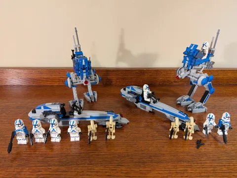 LEGO Star Wars: 501st Legion Clone Troopers Lot, 75280 - 100% Complete 2 Sets