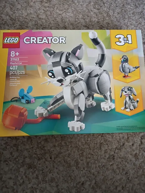 LEGO Creator 3 in 1 Playful Cat 31163 Complete Set 407 pcs Age 8+ Box