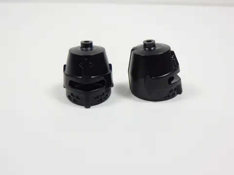 LEGO Lot of 2 Black Knight Helmets Minifig S9