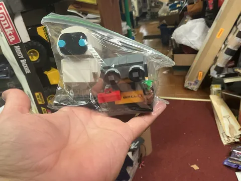 LEGO BRICKHEADZ: Eve & Wall-E (40619) - Complete Set!! Built!